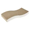 GRIFFOIR FORME VAGUE AVEC HERBE A CHAT 43X21X4.5CM