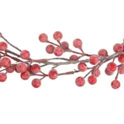 GUIRLANDE DE NOEL BAIES ROUGES 1.90M