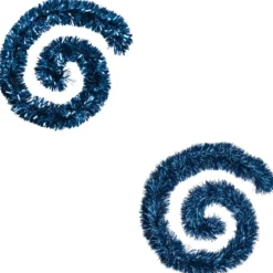 GUIRLANDE DE NOEL BOA BRIN FIN 150X8X2M BLEU NUIT