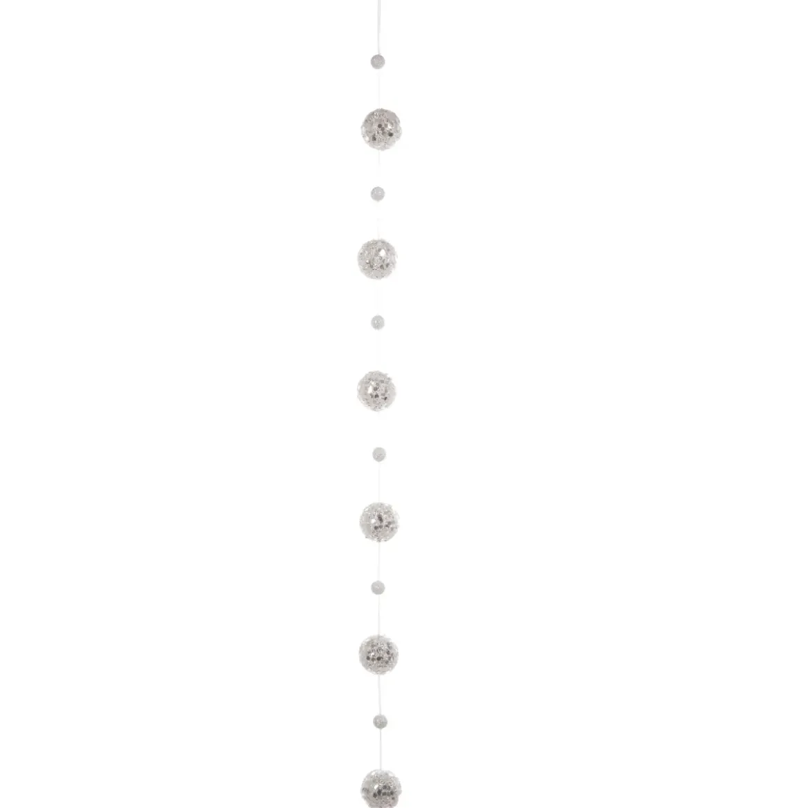 GUIRLANDE DE NOEL BOULE 6CM PAILLETTE 1.50M