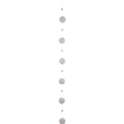 GUIRLANDE DE NOEL BOULE 6CM PAILLETTE 1.50M