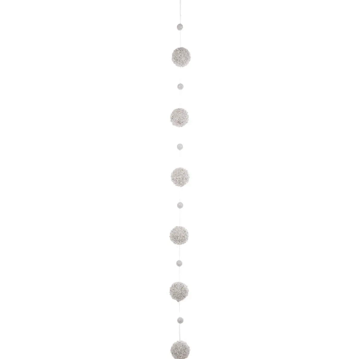 GUIRLANDE DE NOEL BOULE 6CM PAILLETTE 1.50M