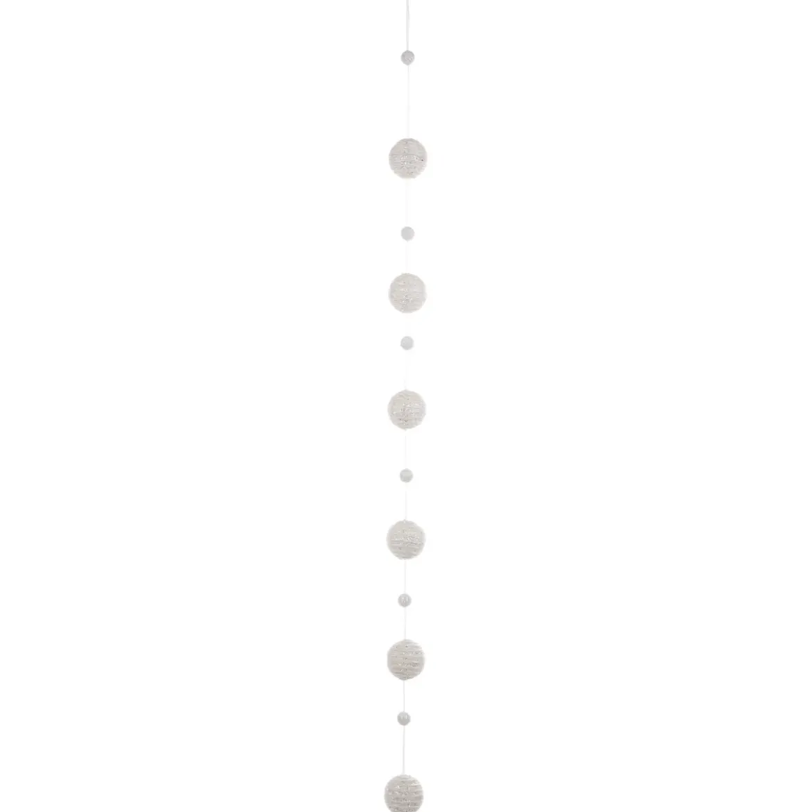 GUIRLANDE DE NOEL BOULE 6CM PAILLETTE 1.50M