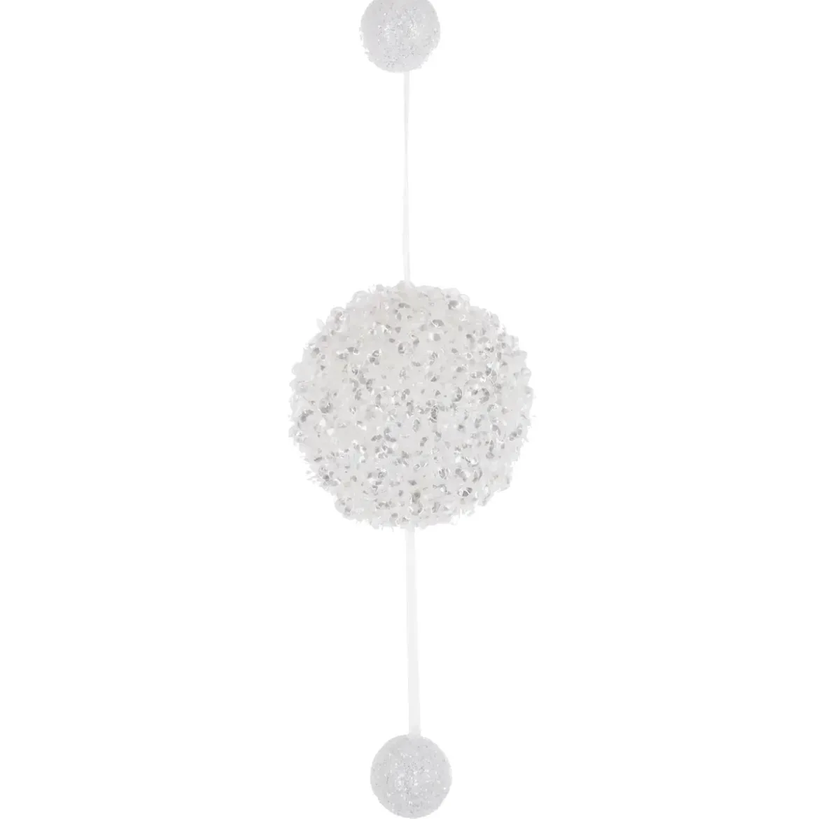 GUIRLANDE DE NOEL BOULE 6CM PAILLETTE 1.50M