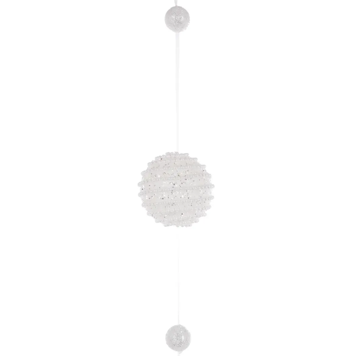GUIRLANDE DE NOEL BOULE 6CM PAILLETTE 1.50M