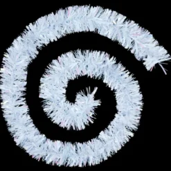 GUIRLANDE DE NOEL BRINS MIXTES 10CMX2M BLANC