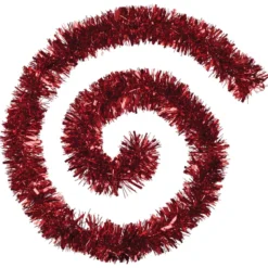 GUIRLANDE DE NOEL BRINS MIXTES 100X6X2M ROUGE