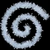 GUIRLANDE DE NOEL PASTILLE EMBOSSEE 100X4X2M BLANC