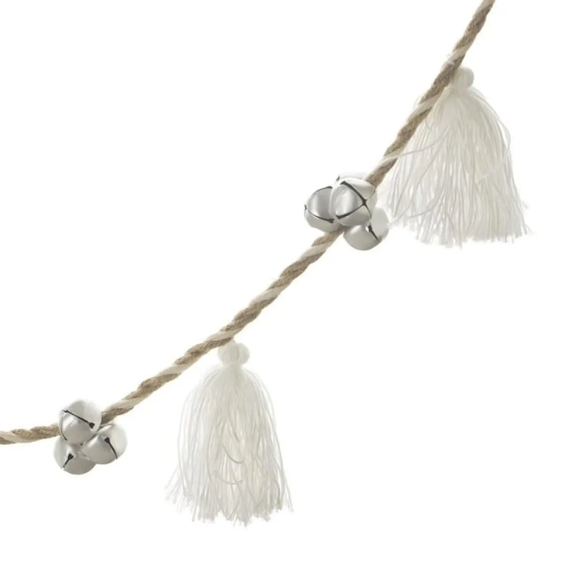 GUIRLANDE DE NOEL POMPON GRELOTS 1.6M
