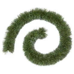 GUIRLANDE DE NOEL VERTE BOA BOUT BLANC 200X6X2.7M