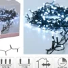 GUIRLANDE ELECTRIQUE EXTERIEUR 192 LED BLANC FROID PILES