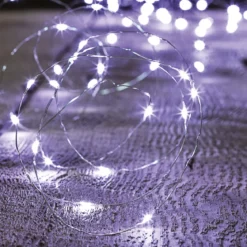 GUIRLANDE EXTERIEUR COPPER 300LEDS BLANC FROID
