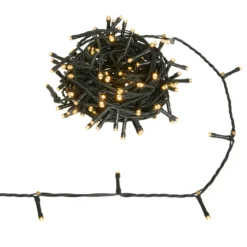 GUIRLANDE EXTERIEUR 120 LED BLANC CHAUD 9M SECTEUR