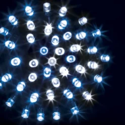 GUIRLANDE EXTERIEUR 10M 100LEDS BLANC FROID BLEU