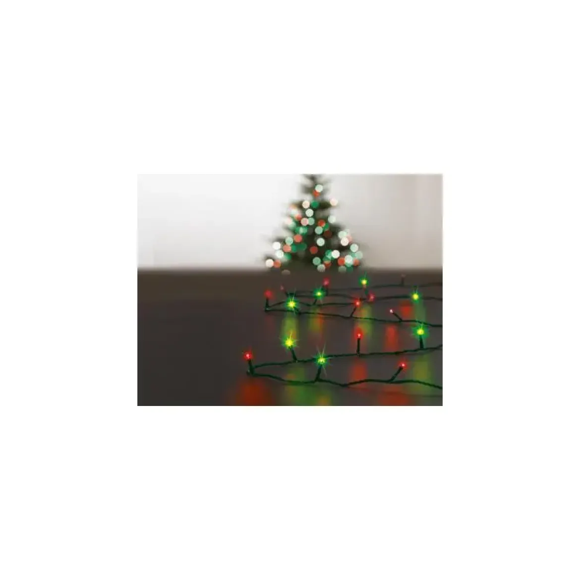 GUIRLANDE EXTERIEUR 20M 200LEDS ROUGE VERT