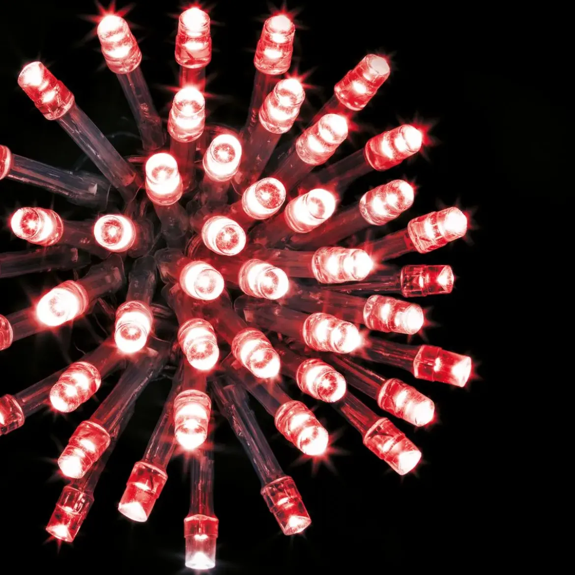GUIRLANDE EXTERIEUR 20M 200LEDS ROUGE
