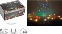 GUIRLANDE FIL ARGENT LUMINEUSE