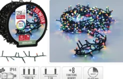 GUIRLANDE MICRO CLUSTER 1250 LED 25M MULTICO IP44