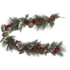 GUIRLANDE NATURE BOIS BRANCHES ROUGE 1.5M