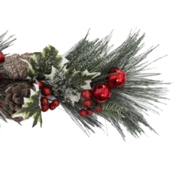 GUIRLANDE NATURE BOIS BRANCHES ROUGE 1.5M