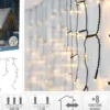 GUIRLANDE RIDEAU STALACTITE 180 LED