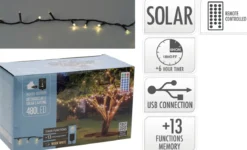 GUIRLANDE SOLAIRE 480 LED BLANC