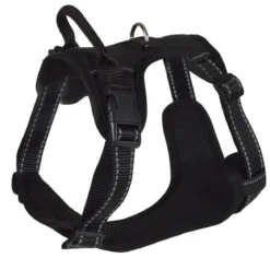 HARNAIS ANTI TRACTION REFLECHISSANT 81 A 100CM EXPERT NOIR