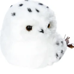 HIBOU FINITION FOURRURE POLYSTYRENE H.10CM