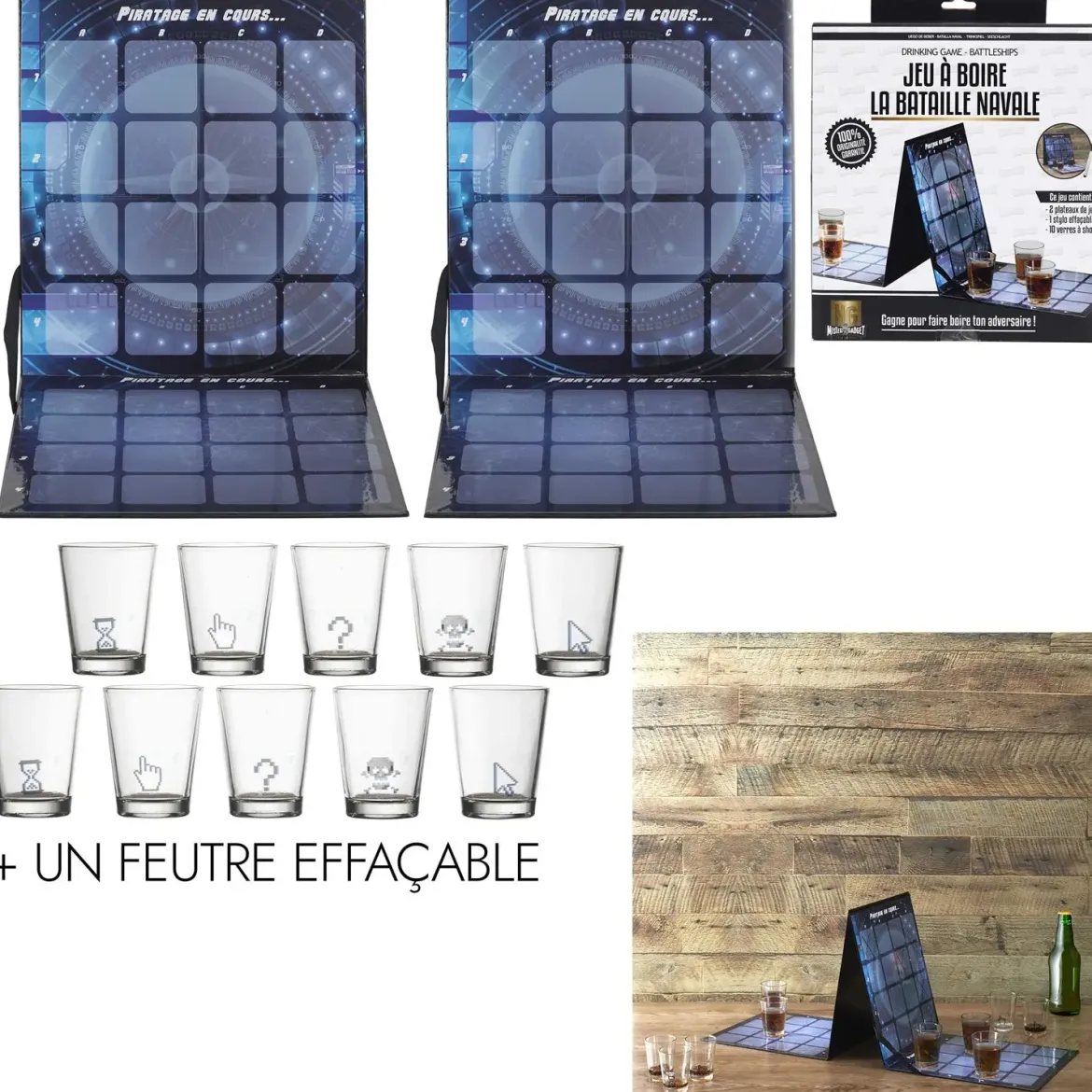 JEU A BOIRE BATAILLE NAVALE