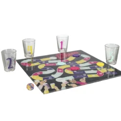 JEU A BOIRE PLATEAU ET 4 SHOOTERS
