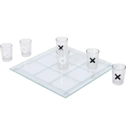 JEU A BOIRE TIC TAC TOE VERRE SHOT X9 VERRES