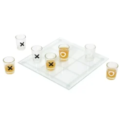 JEU A BOIRE TIC TAC TOE VERRE SHOT X9 VERRES