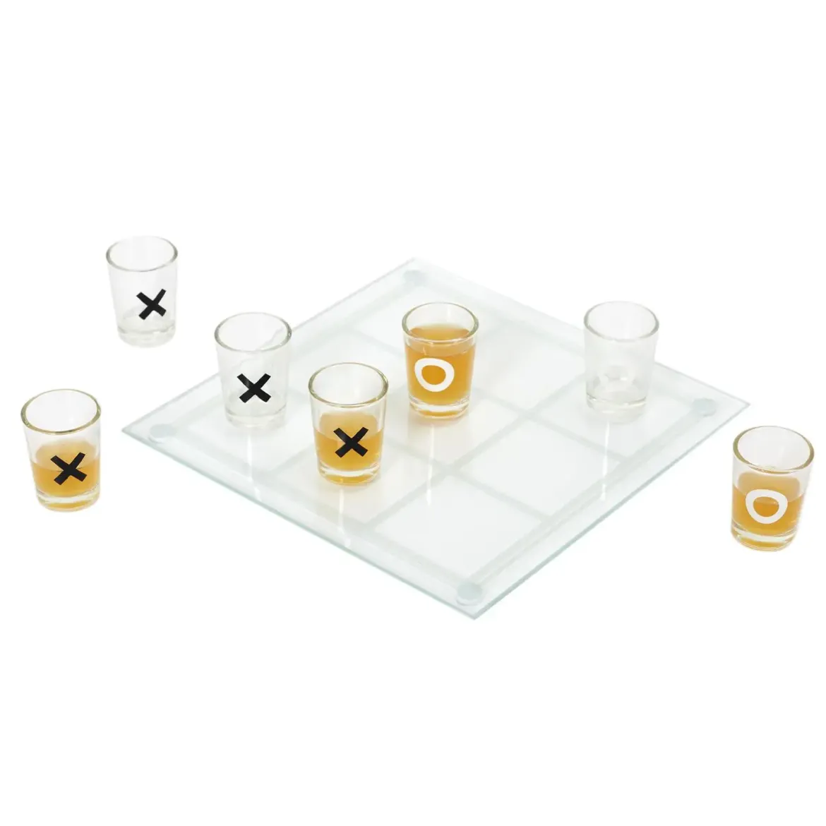 JEU A BOIRE TIC TAC TOE VERRE SHOT X9 VERRES