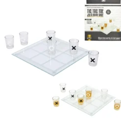 JEU A BOIRE TIC TAC TOE VERRE SHOT X9 VERRES