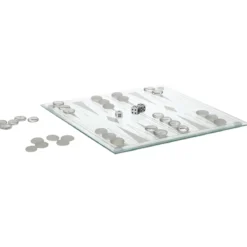 JEU BACKGAMMON VERRE