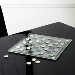JEU DAMES VERRE