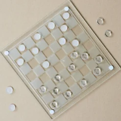 JEU DAMES VERRE