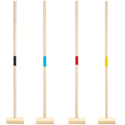 JEU DE CROQUET EN BOIS