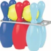 JEU DE 6 QUILLES AVEC 2 BALLES