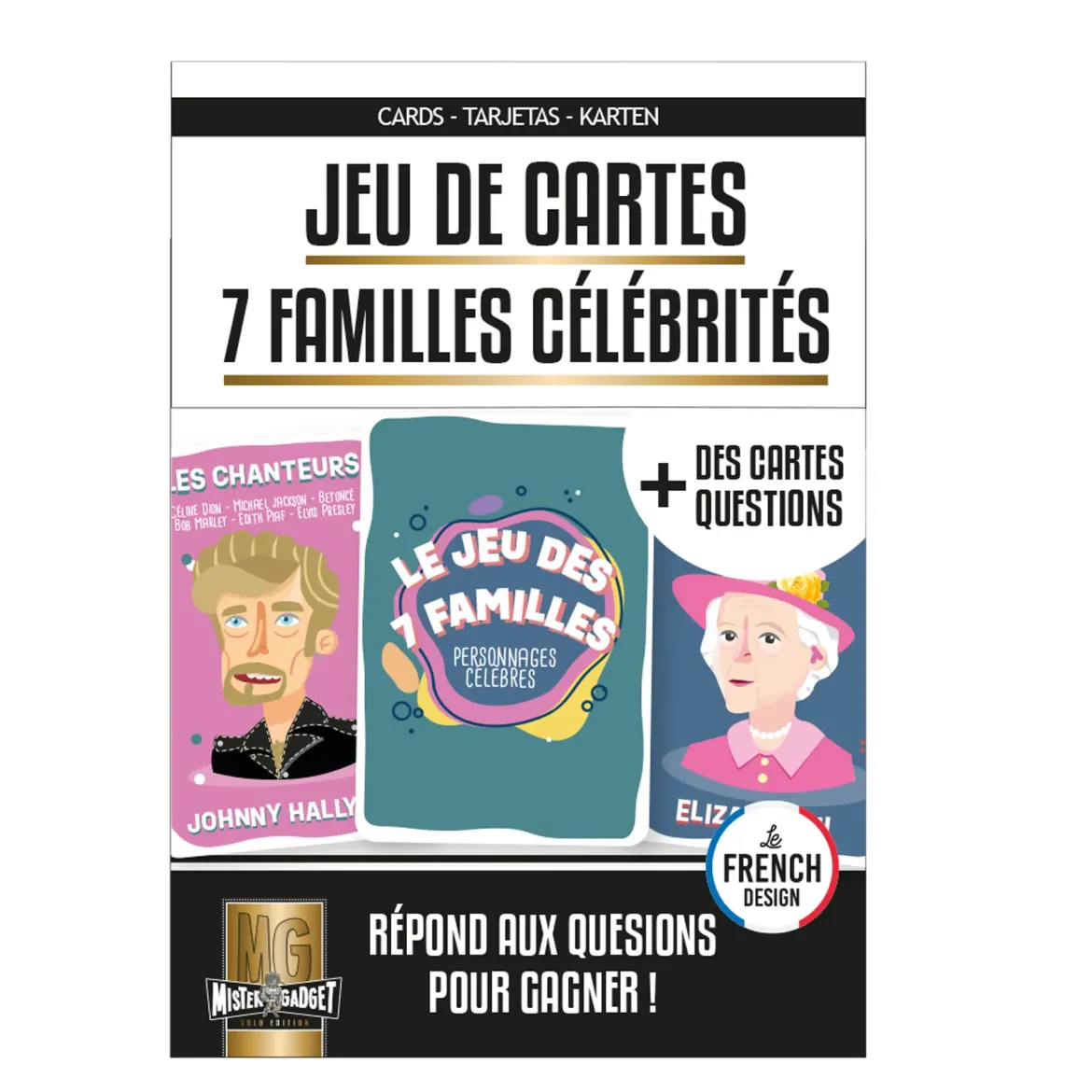 JEU DES 7 FAMILLES 60 CARTES