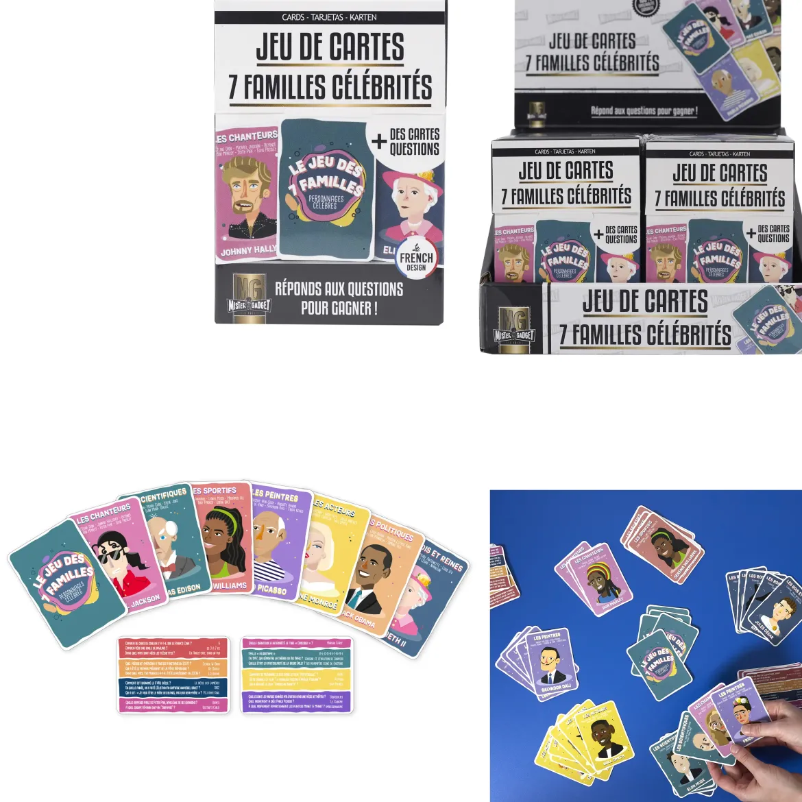 JEU DES 7 FAMILLES 60 CARTES