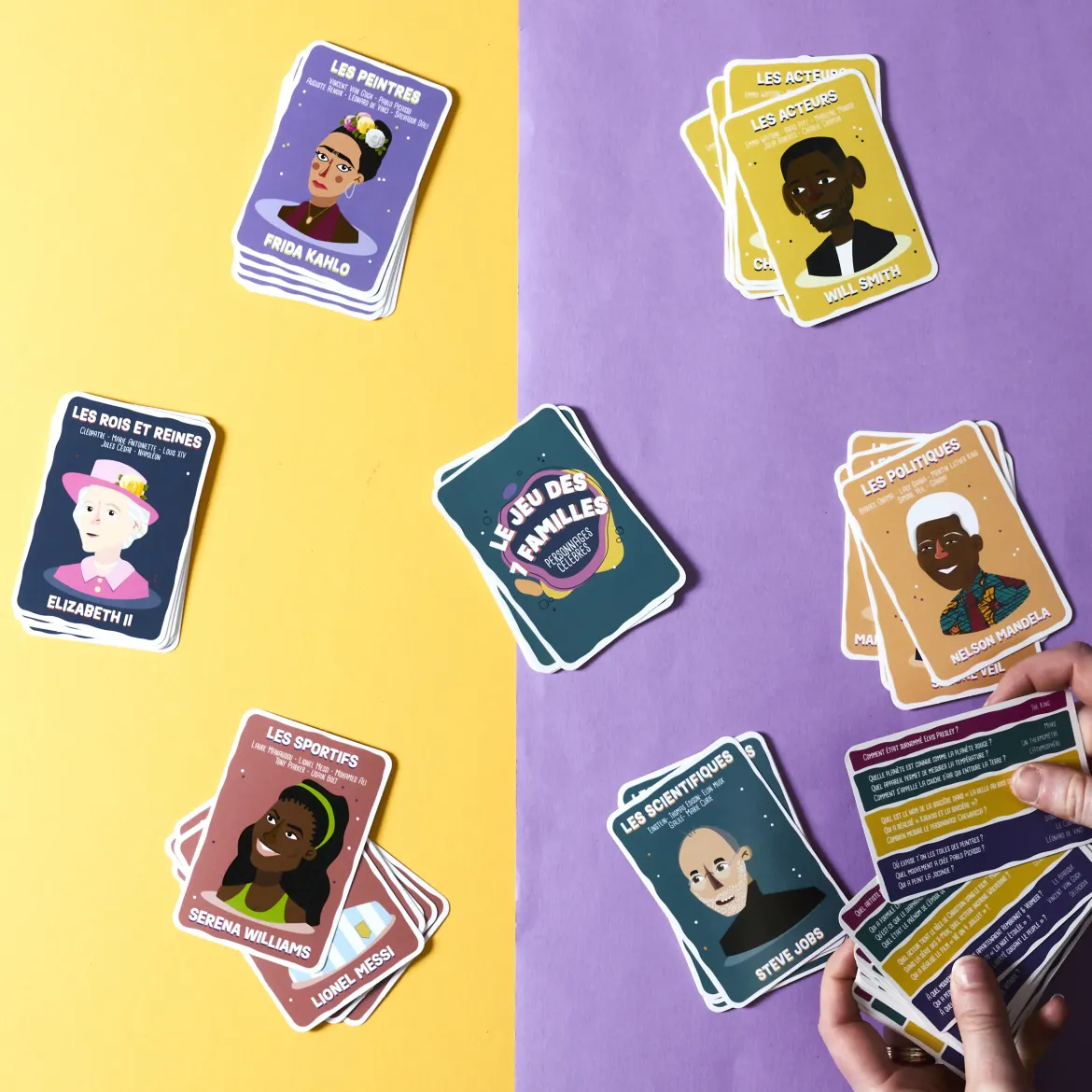 JEU DES 7 FAMILLES 60 CARTES