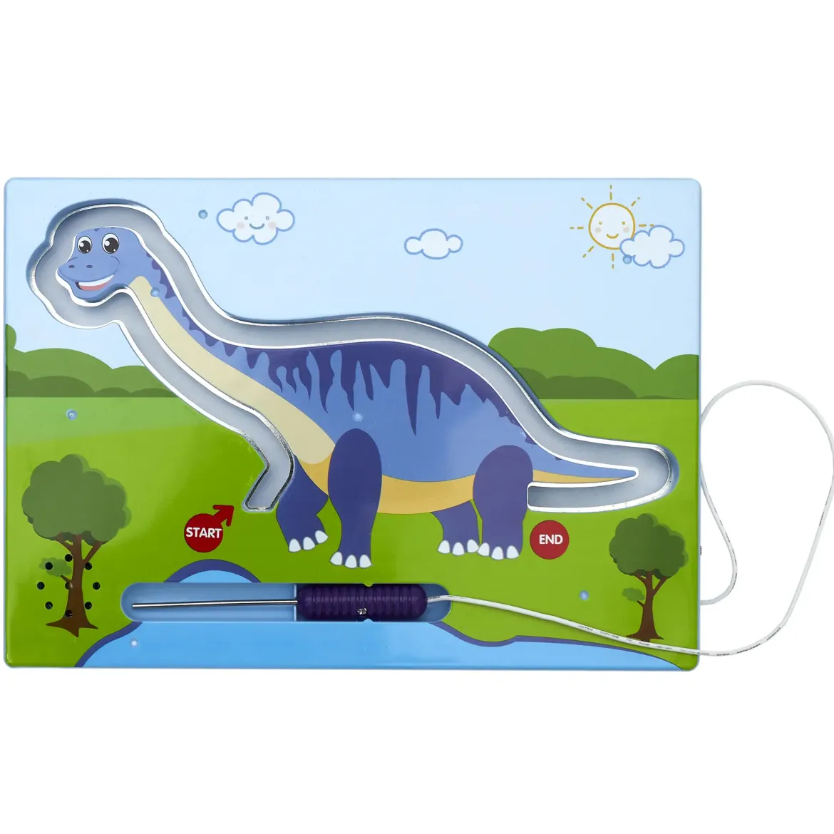 JEU DU FIL CHAUD DINOSAURE