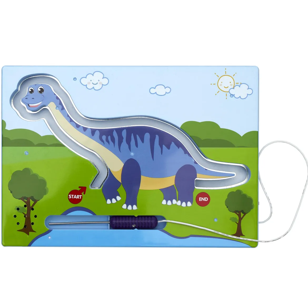 JEU DU FIL CHAUD DINOSAURE