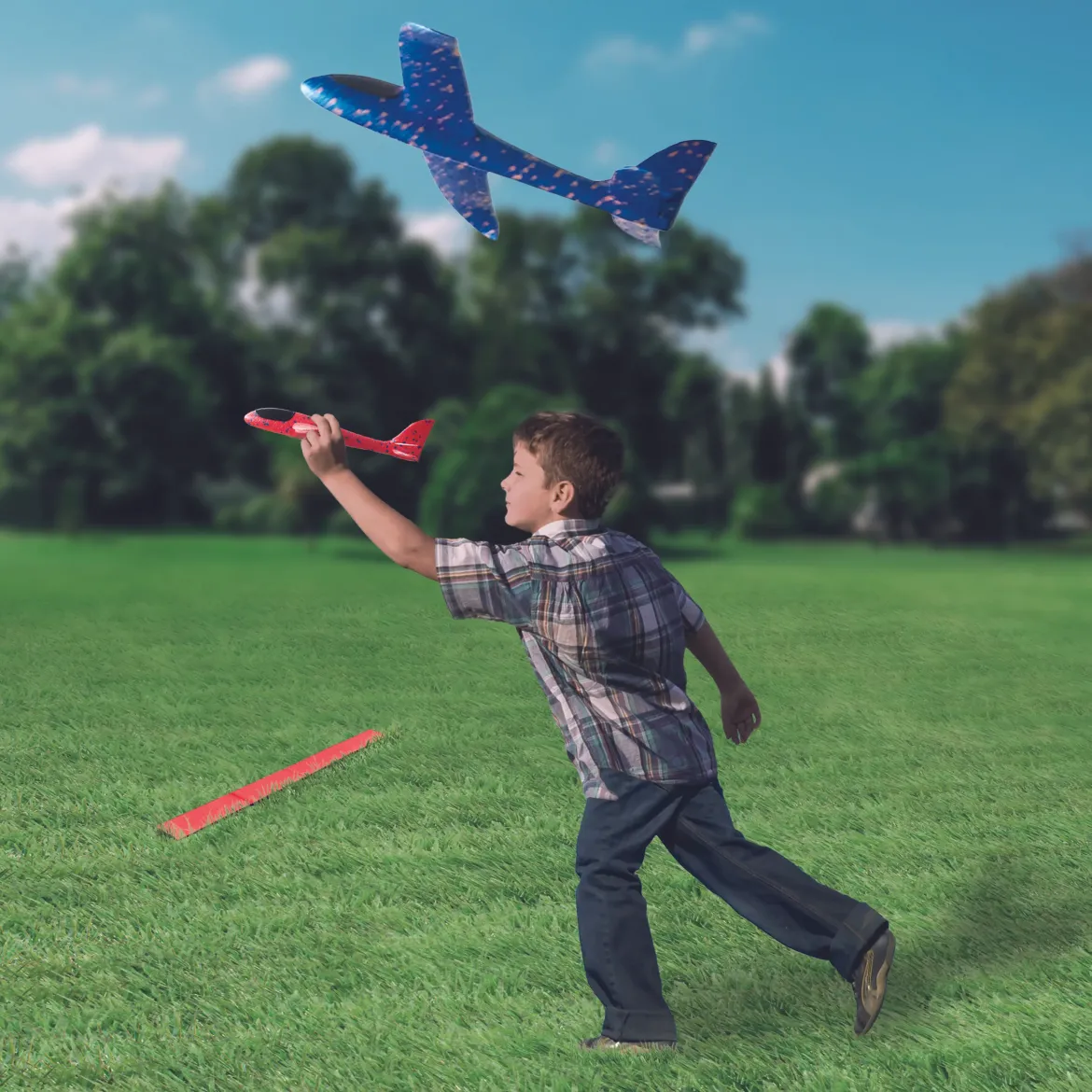 JEU DU LANCER D AVION X2 PIECES
