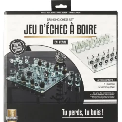 JEU ECHEC A BOIRE VERRE