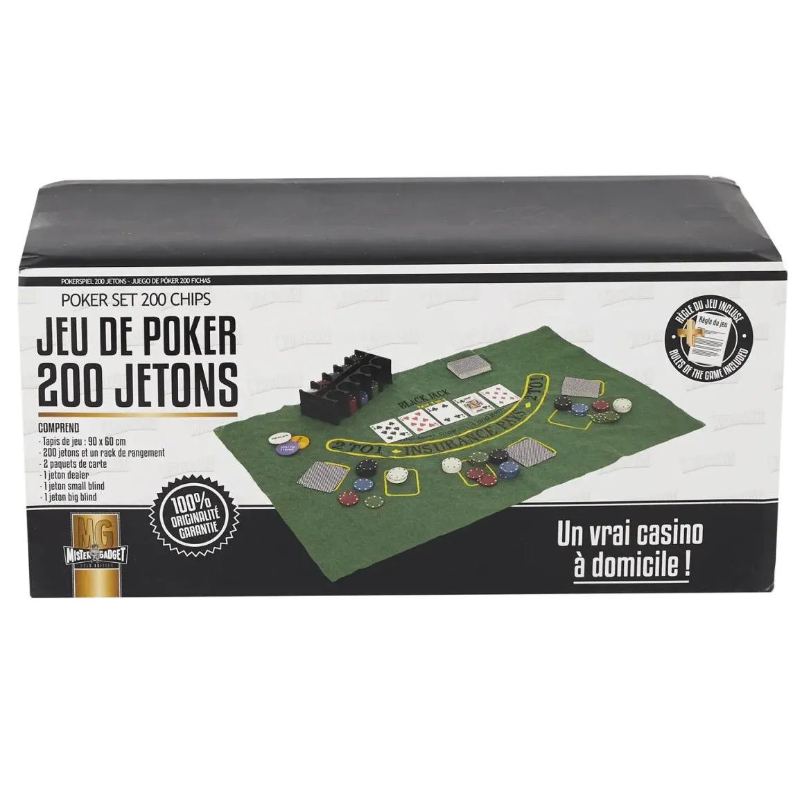 JEU POKER 200 JETONS
