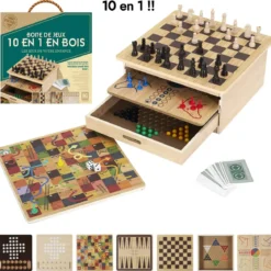 JEU SOCIETE 10 EN 1