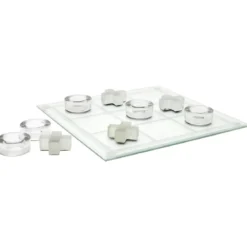JEU TIC TAC TOE VERRE