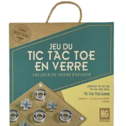 JEU TIC TAC TOE VERRE